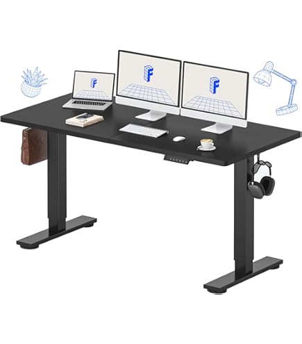 Amazon.com: FLEXISPOT One-Piece Electric Standing Desk, 60 x 24